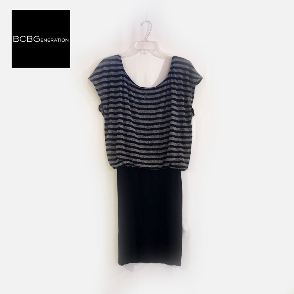 BCBGenaration GRAY & BLACK DRESS - Picture 5 of 6
